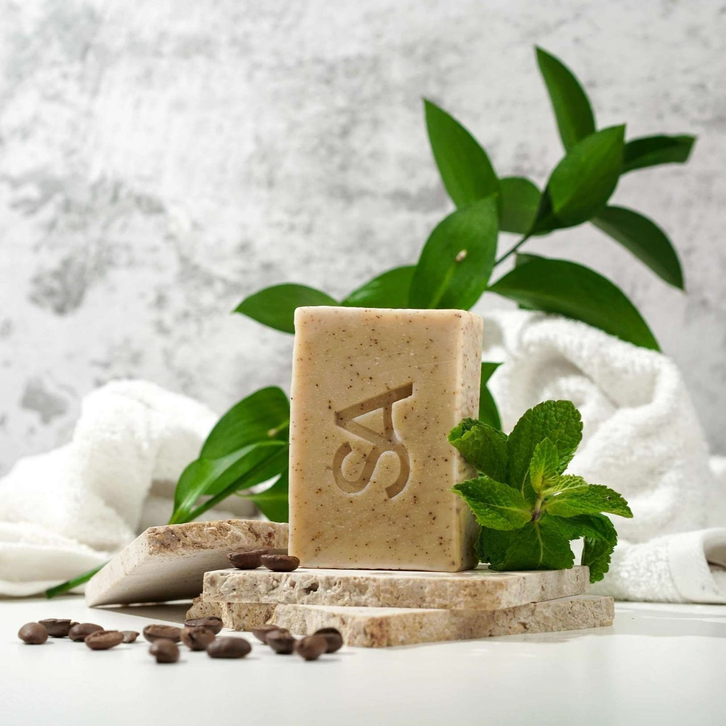 Exfoliating Soap Bar - Cafe Latte Artisan Soap Bar